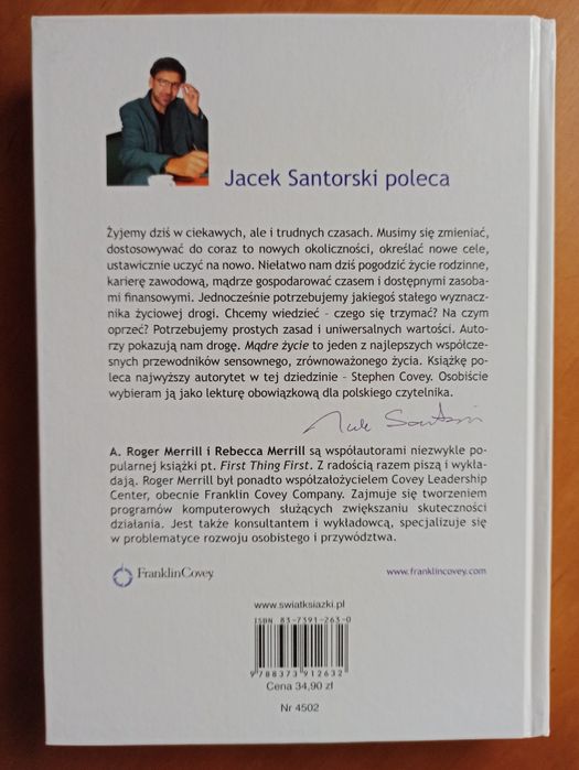 Mądre życie  A. Roger Merrill
