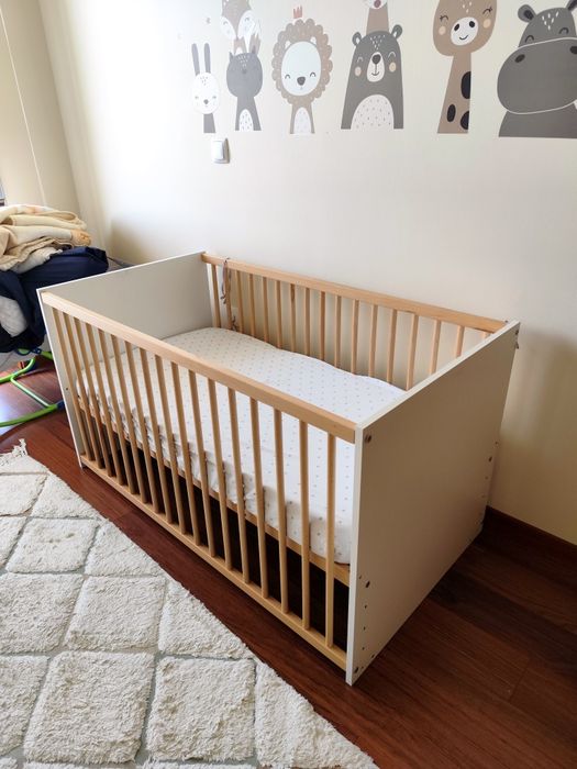 Berço evolutivo + colchão (120x60)