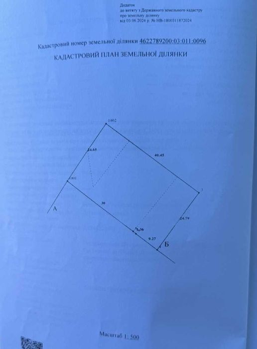 земельна ділянка с. В'язова