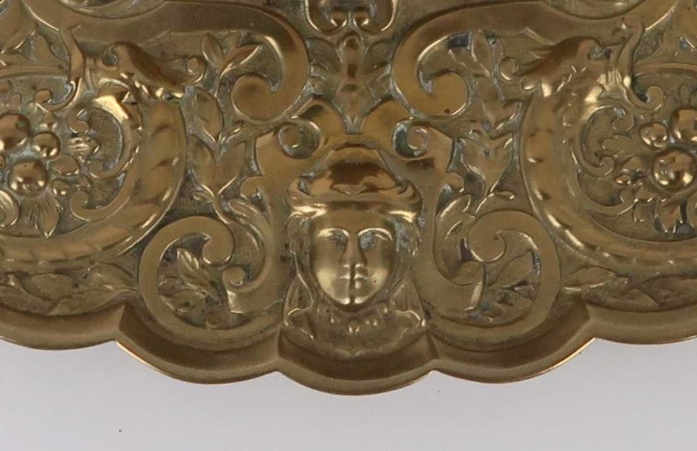 Tinteiro antigo Arte Nova com alma Vista Alegre