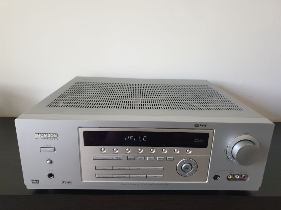 Amplituner DPL2000 Thomson z oryginalnymi głośnikami JBL 5 x 100W.