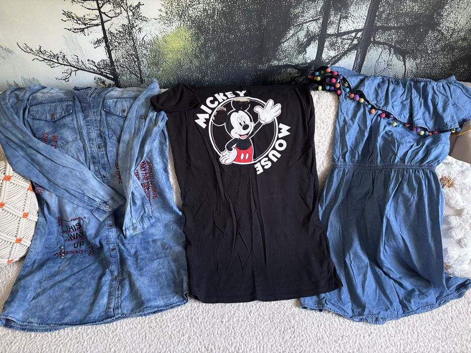 Ubrania damskie S/M paka 29 sztuk sukienki bluzki spodnie House Cropp Sinsay