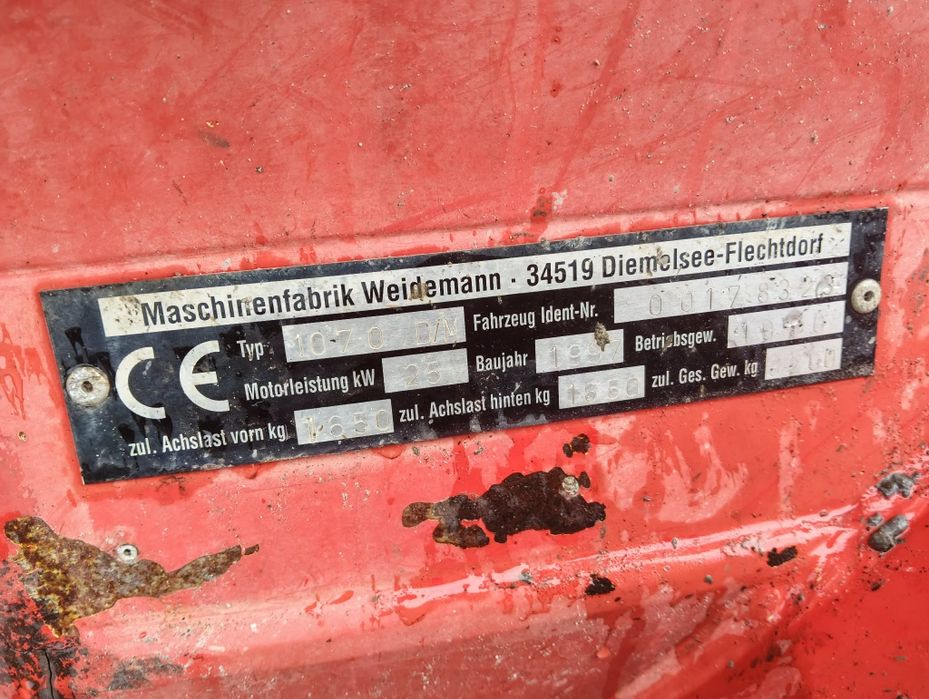 Ładowarka WEIDEMANN 1070 D/M miniładowarka ( schaffer avant multione jcb gehl giant )