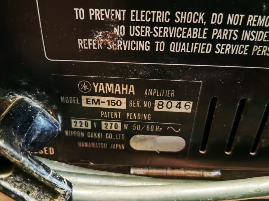 Mixer Vintage Yamaha EM-150