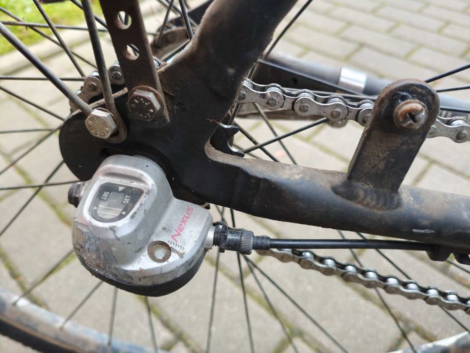 Rower męski, s.wytrzymały, dobry też dla otyłych