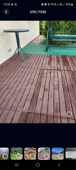 Deska tarasowa - drewniana