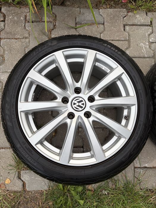 Felgi aluminiowe 5x112 17 cali z oponami letnimi