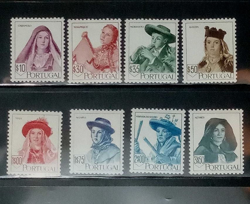 Selos 1947 costumes portugueses
