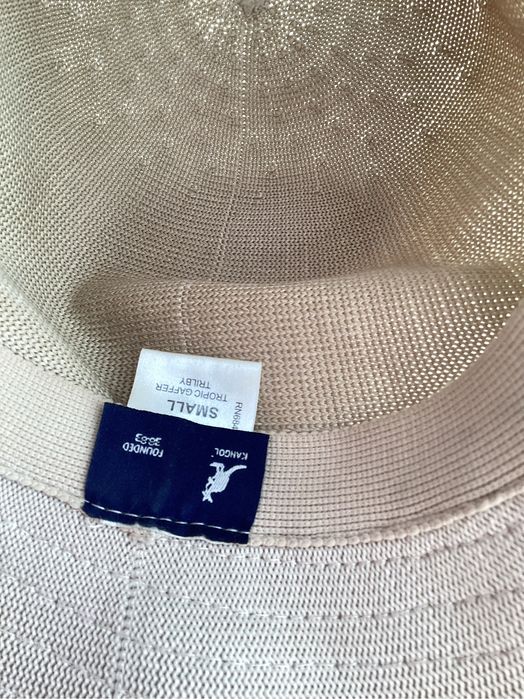 Kapelusz czapka Kangol rozmiar S beźowy