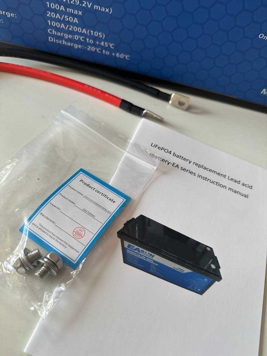 Акумулятор LiFePO4 EASUN 12/ 200Ah 300 350 ah +BMS+Кабелі Розпродаж