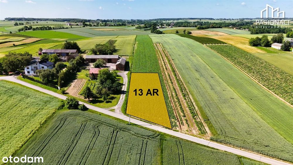 Działka budowlana z panoramą na Garbów