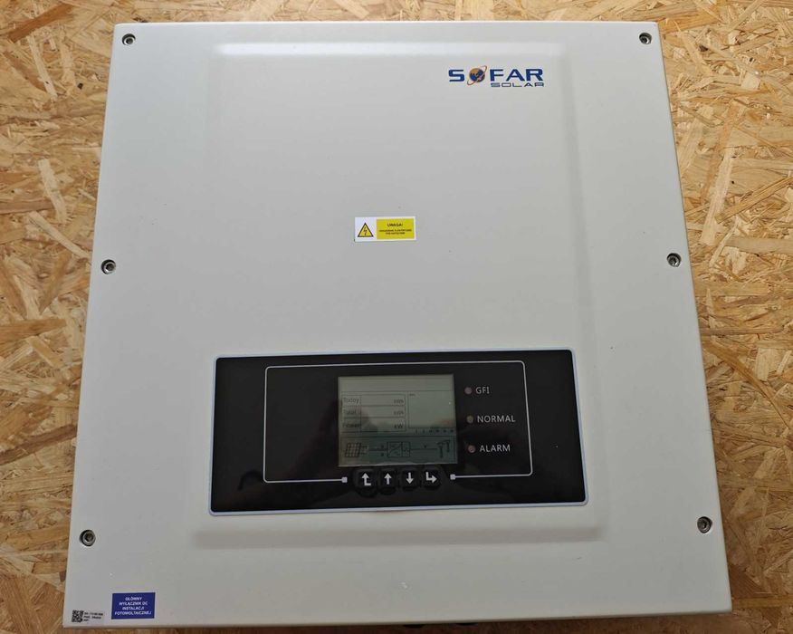 Falwonik Sofar Solar 5.5 KTL-X G2 4 lata gwarancji przebieg 33 000 kWh