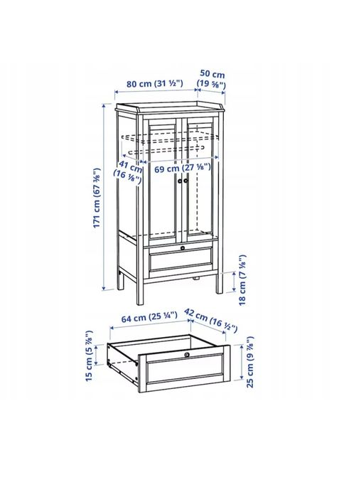 Szafa dziecięca Sundvik IKEA