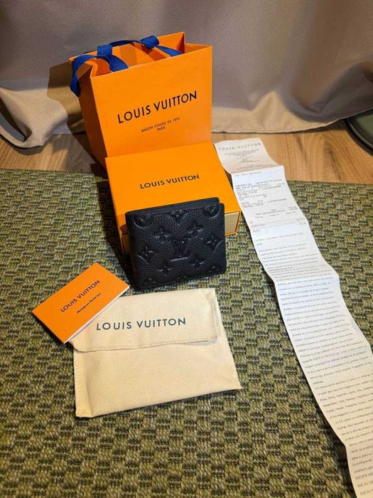 Na sprzedaż oryginalny portfel Louis Vuitton w kolorze czarnym