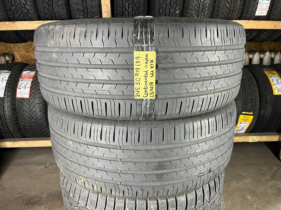 LS1417 Літні шини 245/50r19 Continental EcoContact 6 пара резина р19