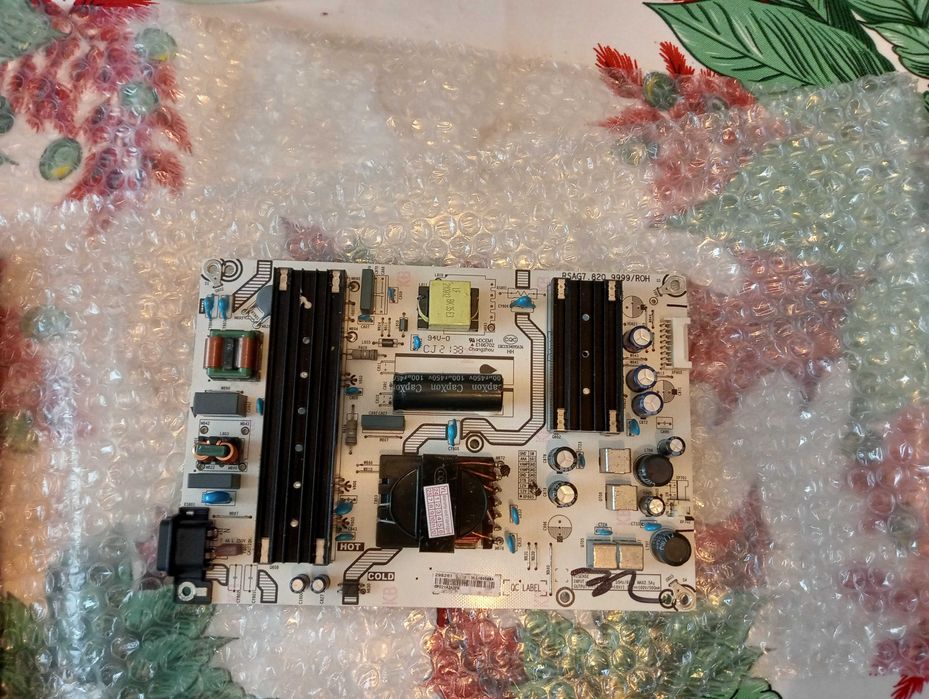 Smart TV Hisense 43A7GQ 4K - Para Reparação (AVARIADA) com Fonte Extra