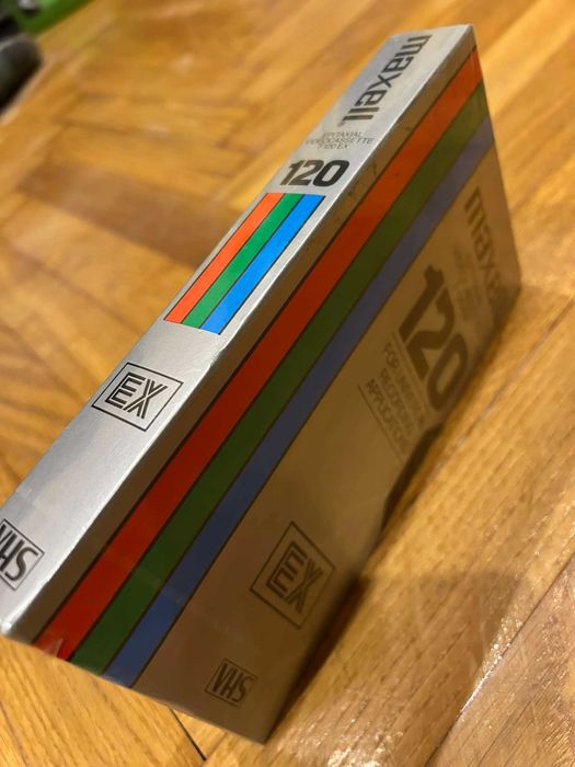 Nowa kaseta VHS Maxell 120