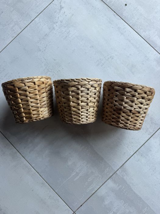 Osłonki na doniczki wiklinowe IKEA
