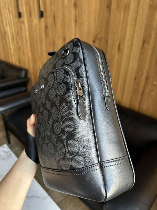 Чоловіча сумка Coach Gotham Pack In Signature Canvas (Арт: 77236)