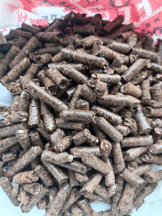 Пелета паливна з лузги