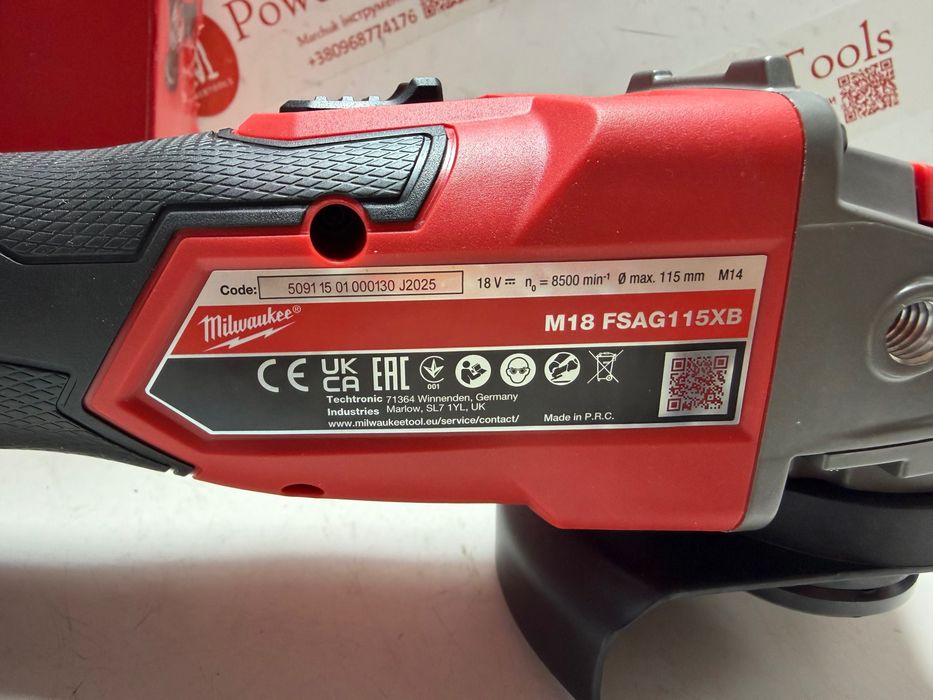 Milwaukee M18 FSAG115XB/безщіткова болгарка мілвоке 18в