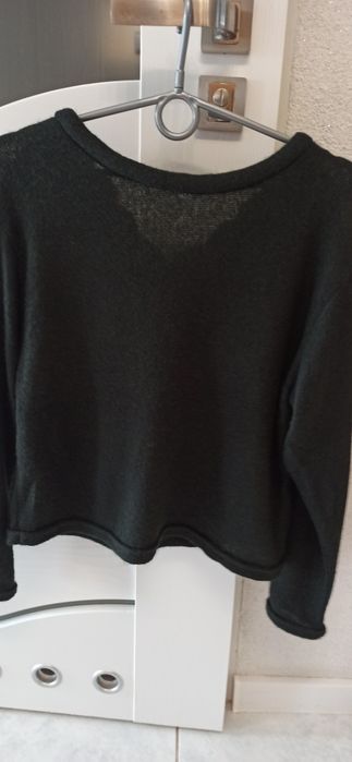 Czarny sweter Taranko z wełną