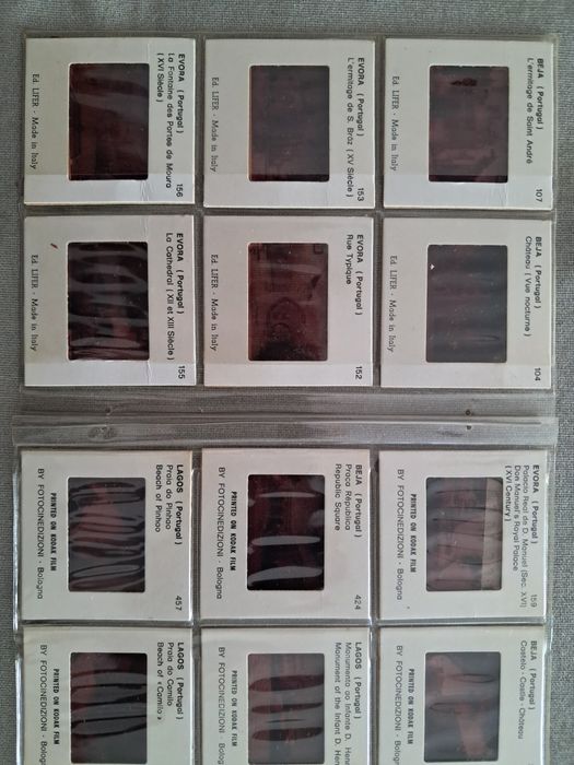 Coleção 18 slides antigos