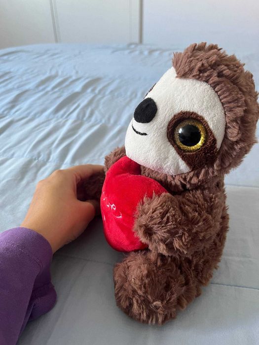 Peluche preguiça com coração Love, Livarno