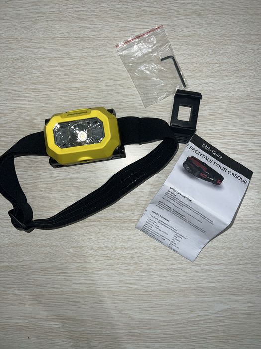 Ліхтарики налобний та ручний