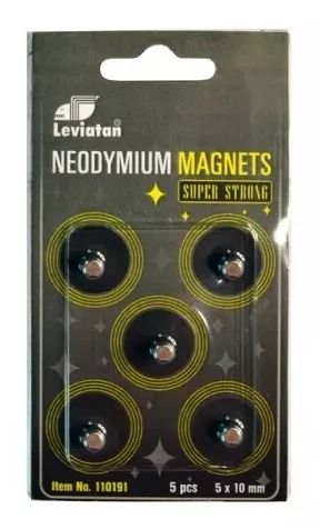 Magnesy neodymowe (5 sztuk). Nowy Produkt