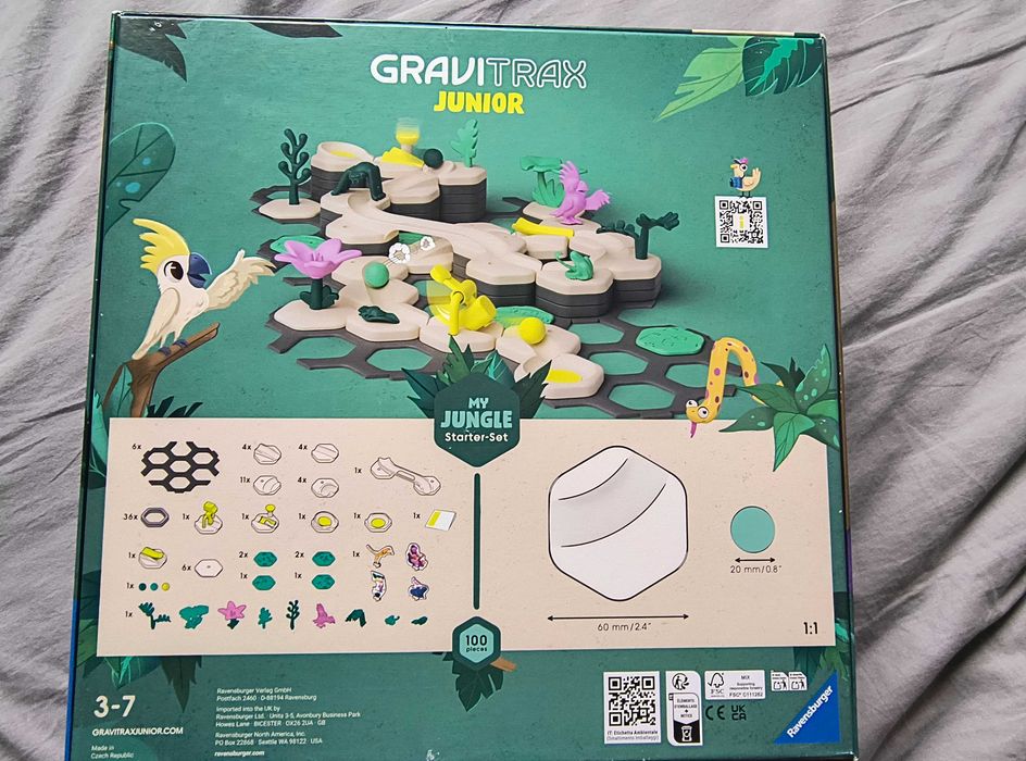 GraviTrax Junior My Jungle Starter-Set | 100 el. | Ravensburger | Stan BDB