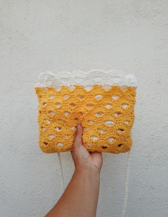 Mala tiracolo crochet
