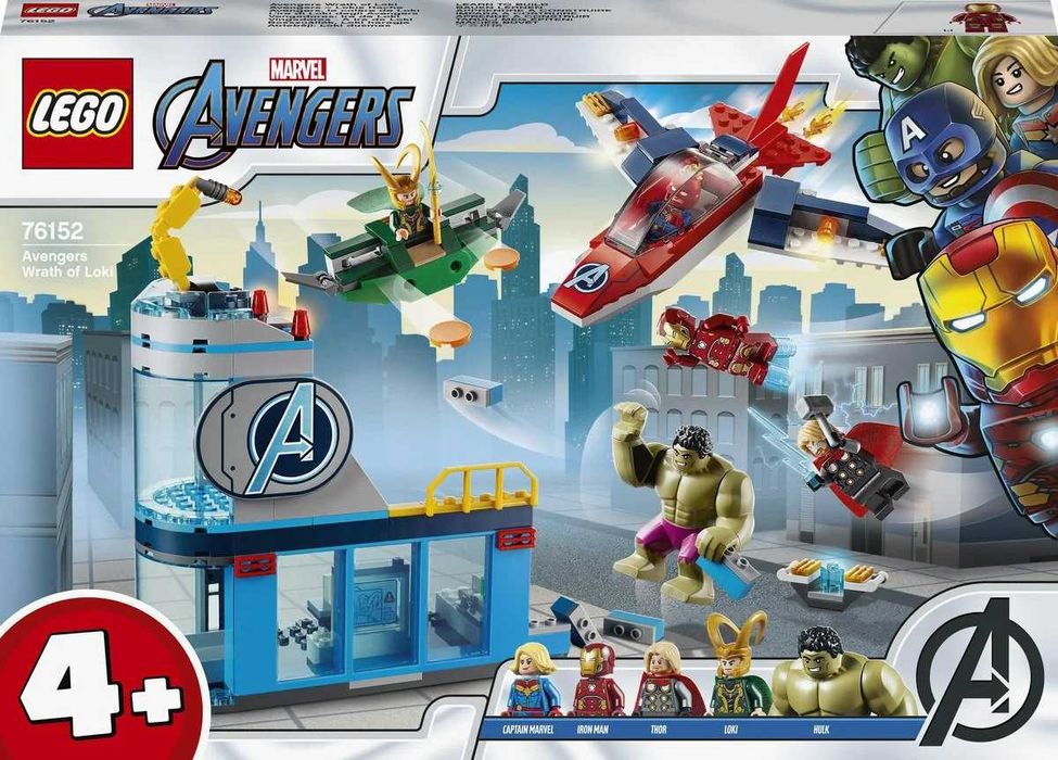 LEGO Marvel, klocki, Avengers, Gniew Lokiego, 76152 – brak elem.