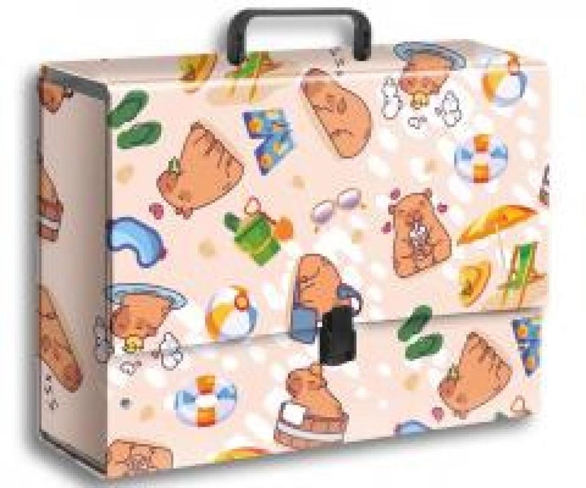 Teczka z rączką B4 jumbo Kapibara plaża PENMATE Penmate