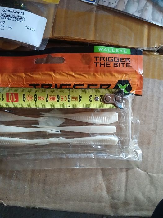 3 paczki nowych gum wędkarskich