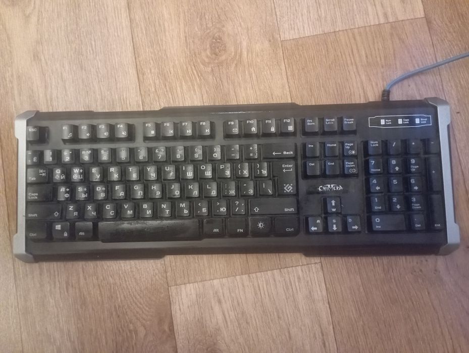 Клавиатура с подсветкой. Defender. Chimera. USB.