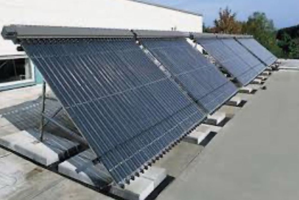 Zestaw kolektor słoneczny rurowy płaski