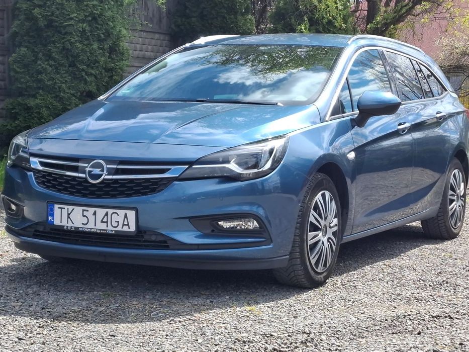 Opel Astra 150KM/kamera/NAVI/czujniki/półskóra/dwiatła LED/gwar.przebiegu 100%