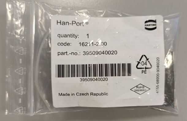 Adapter HARTING USB żeński/żeński przejściówka, rozmiar A