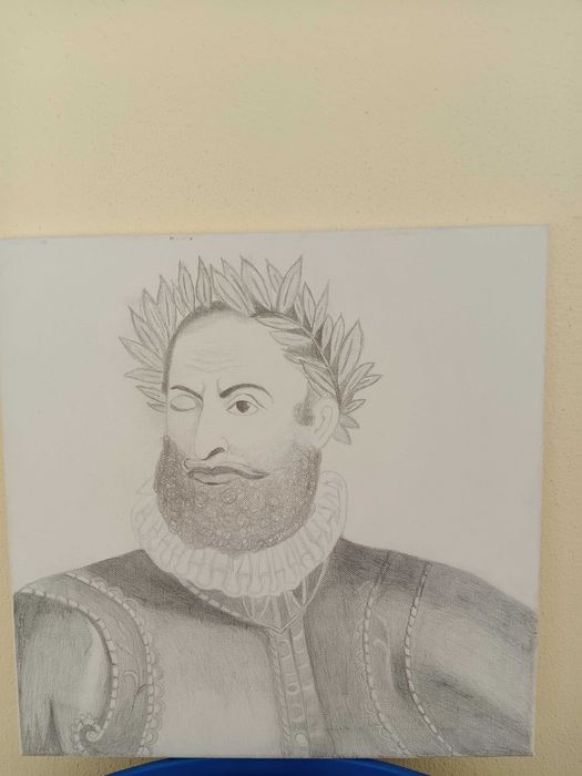 Tela Camões feito á mão