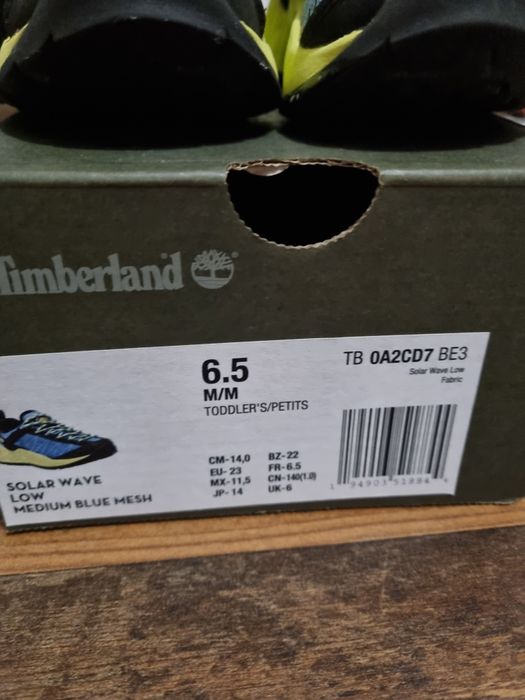 Ténis Timberland tamanho EU 23 com Caixa original