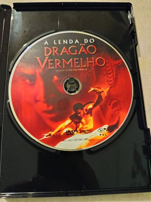 DVD a lenda do dragão vermelho