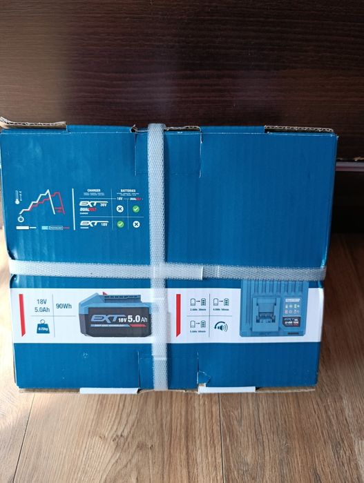Akumulator bateria 5ah z ładowarką Erbauer