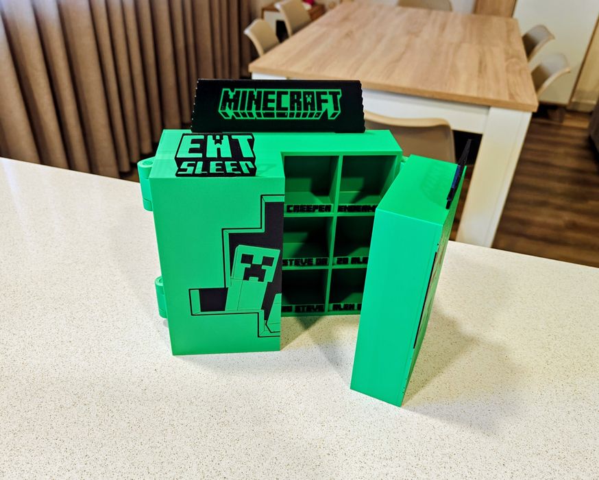 Expositor organizador mala Minecraft Funko Kinder