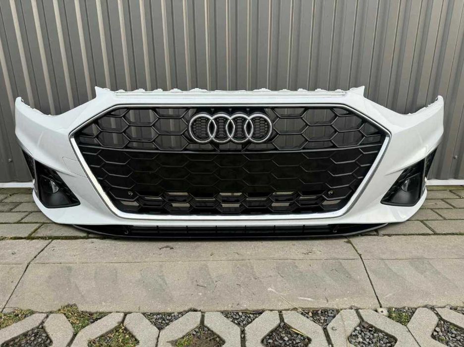 Бампер передній Audi A4 B9 Lift S-line перед оригінал рестайл розбірка