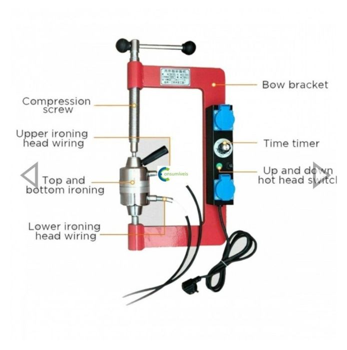 Reparação de pneus - Vulcanizador