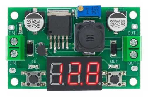 Модуль на LM2596 3A,4-40V, з дисплеєм