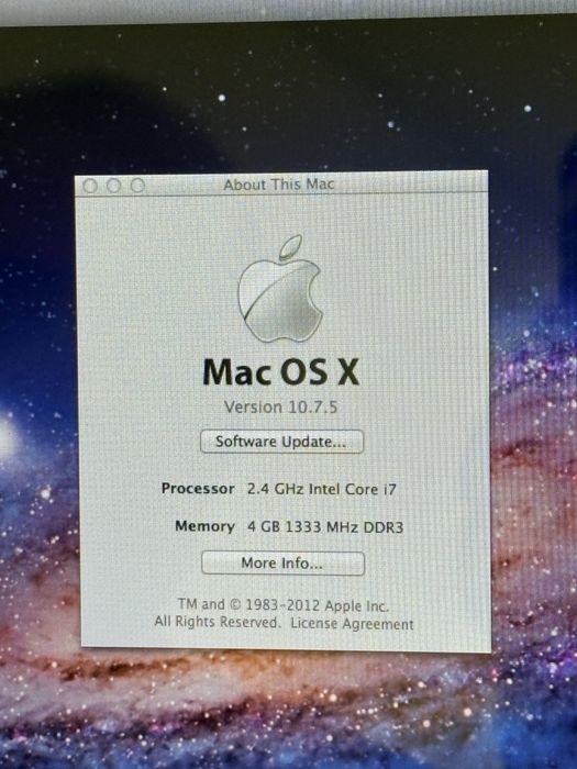 MacBook Pro Intel Core i7