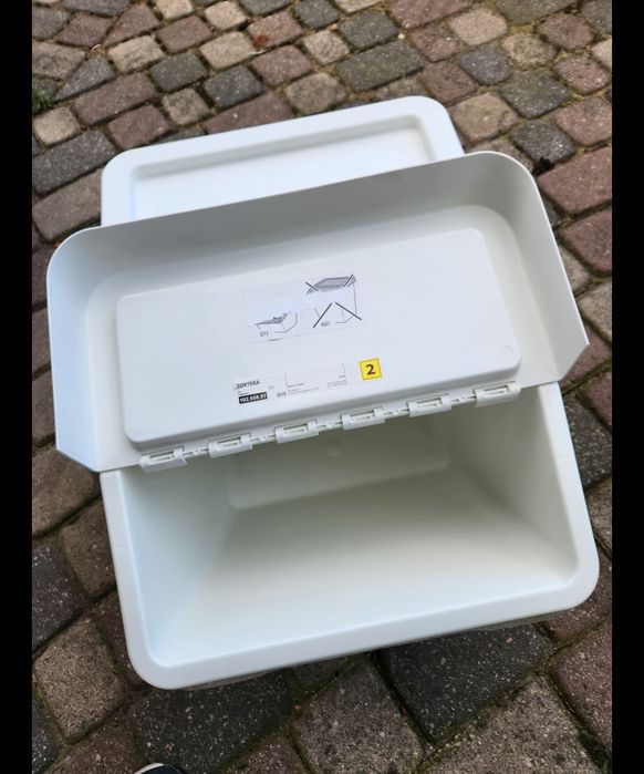 Sortera 37L ikea pudełko