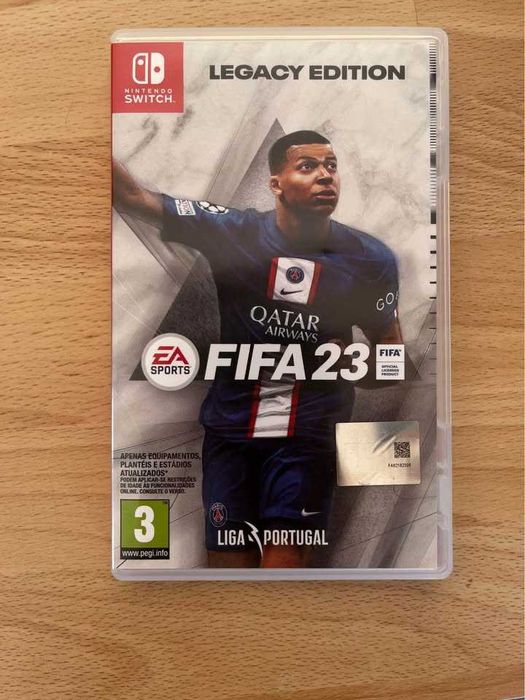Nintendo Switch V2 + FIFA 23 + Caixa Completa